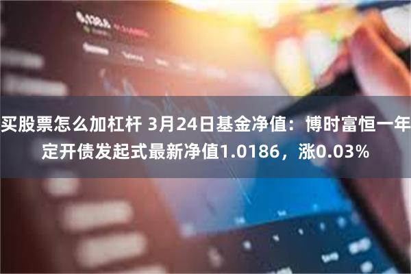 买股票怎么加杠杆 3月24日基金净值：博时富恒一年定开债发起式最新净值1.0186，涨0.03%