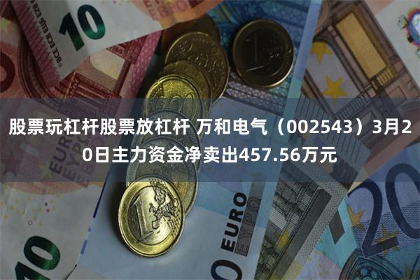 股票玩杠杆股票放杠杆 万和电气（002543）3月20日主力资金净卖出457.56万元