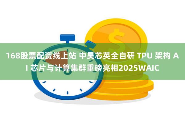 168股票配资线上站 中昊芯英全自研 TPU 架构 AI 芯片与计算集群重磅亮相2025WAIC